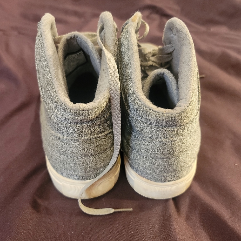 Fila Textile Smokescreen Women's Size 11 Gray High Top Shoes - Picture 4 of 5